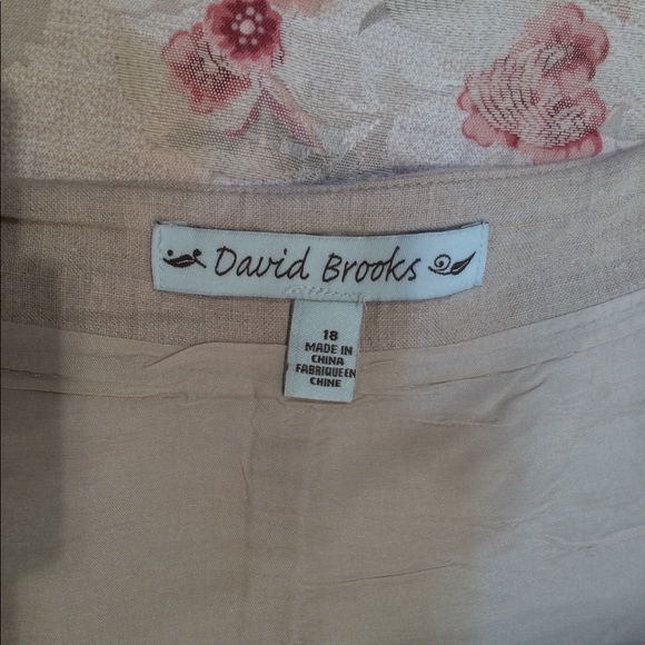 Linen skirt with beautiful embroidery - Picture 4 of 4